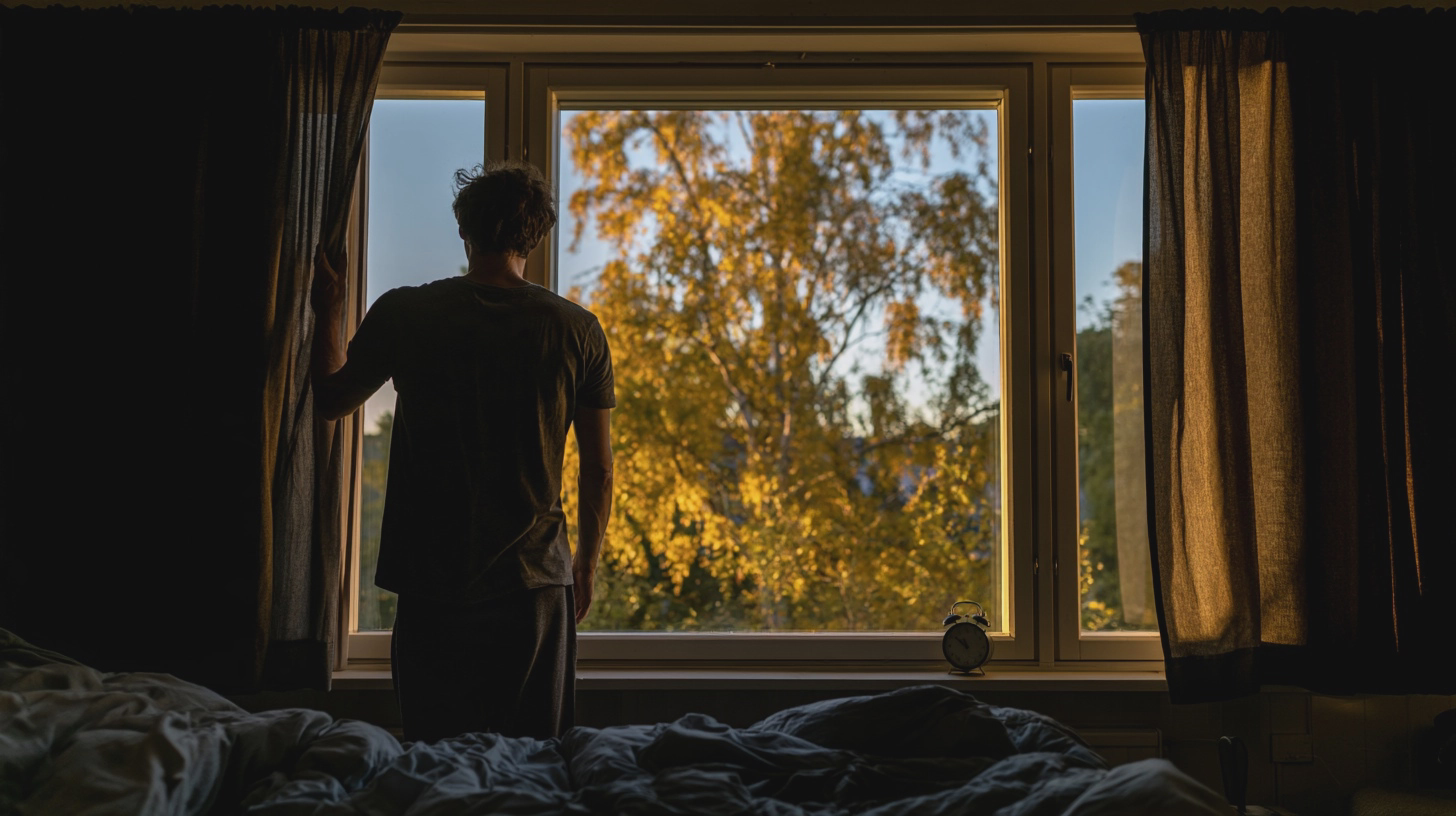 The alarm rings in the dark, and bedtime starts drifting. A regular wake-up time and daylight after rising can steady your sleep without another gadget.