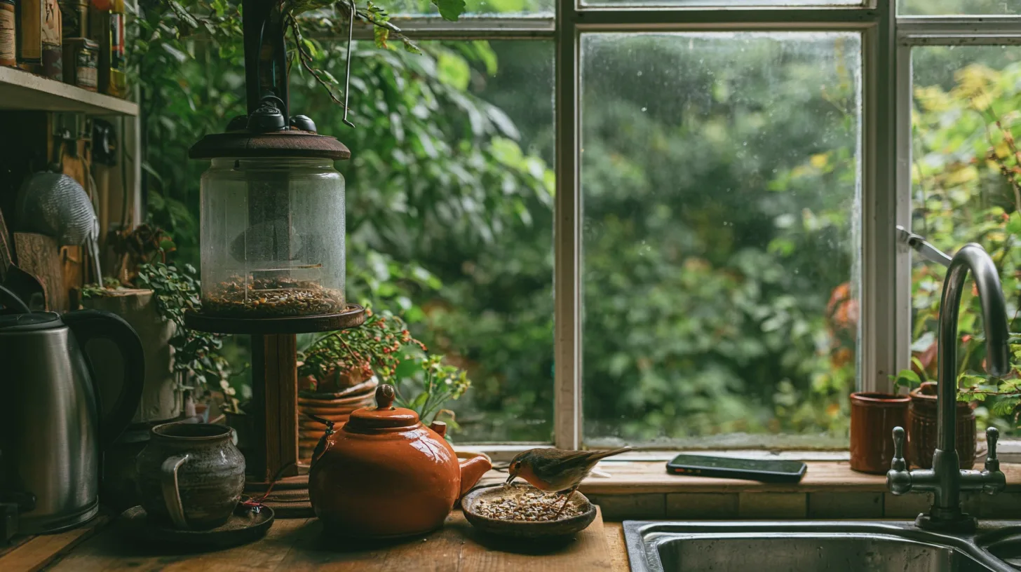 The smart bird feeder that hijacks your tea break