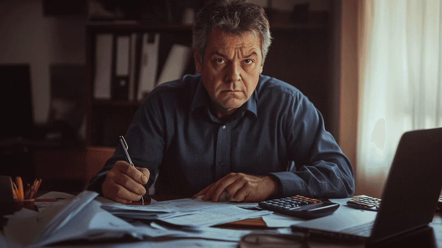 Financial adviser discussing retirement plans with a client across a desk