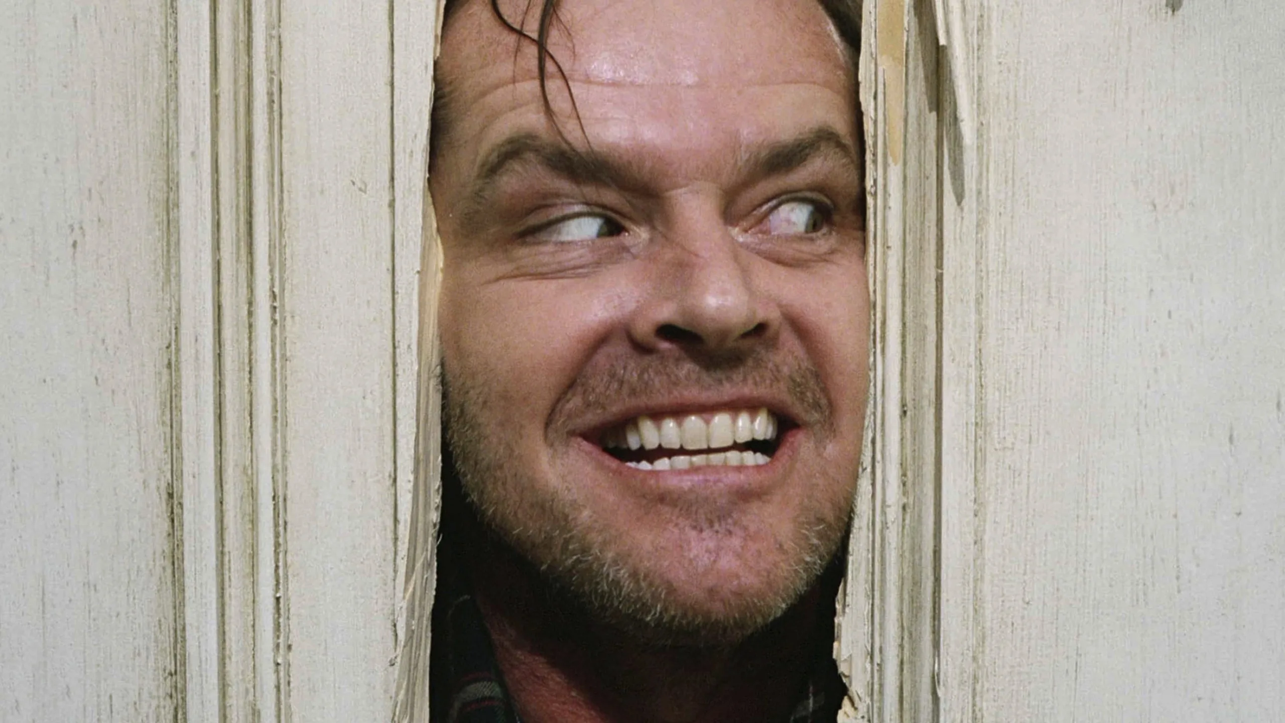 Still from The Shining, 1980 psychological horror film directed by Stanley Kubrick